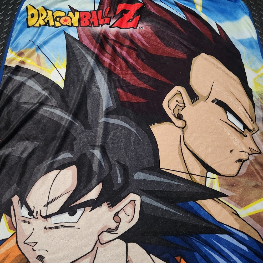 Dragon Ball Z Anime Blanket Throw Goku